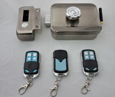 Замок невидимка накладной на батарейках